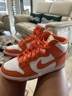 Orange Dunks , 8 And A Half For Women