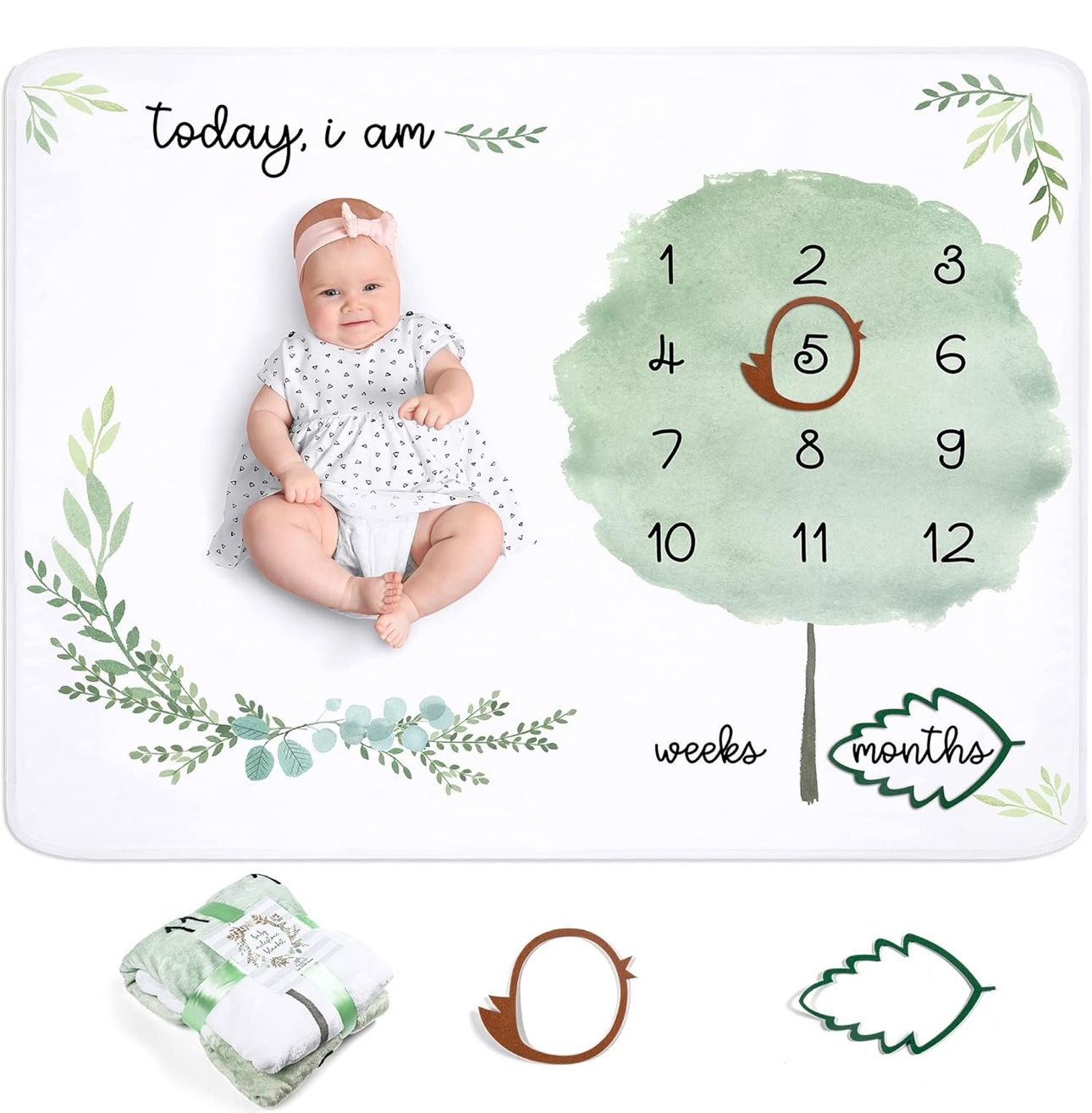 Like New Baby Milestone Blanket 