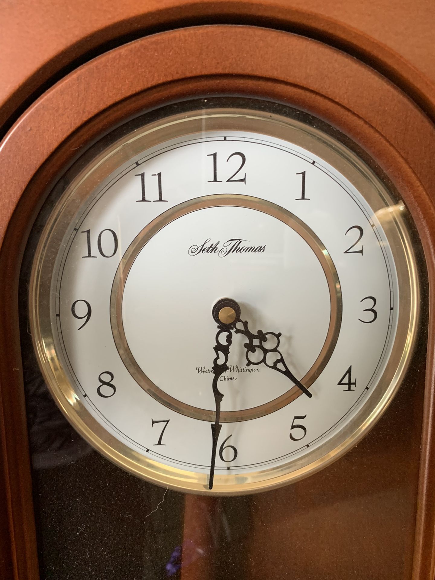 Seth Thomas Pendulum Wall Clock with Westminster Whittington Chime