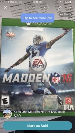 Madden 16 Xbox one $20