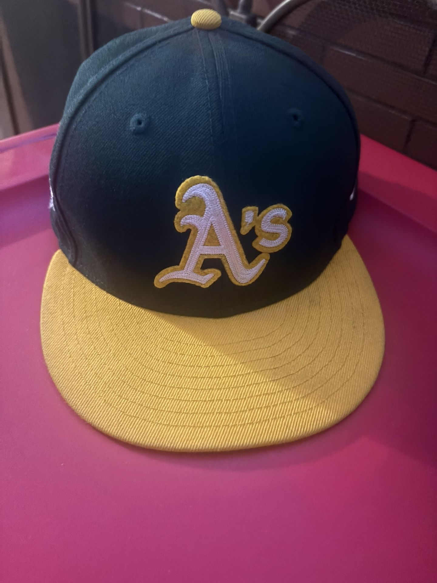Athletic A’s fitted hat, size 7 1/4