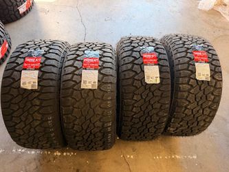 NEW (4) 33x12.50R20 X/T Tires – $795 – Weekend Delivery