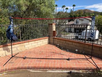 Adjustable Boulder Portable Badminton/Volleyball Net Set
