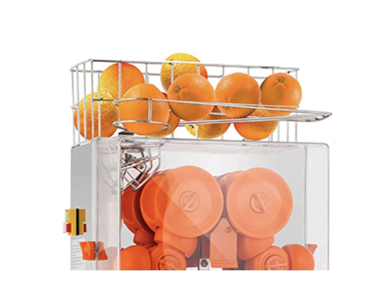 110V Commercial Juicer Machine, with Pull-Out Filter Box, Electric Citrus Juice Squeezer, 22-30 Oranges Per Minute, Lemon Making Mach, 304 Stainless