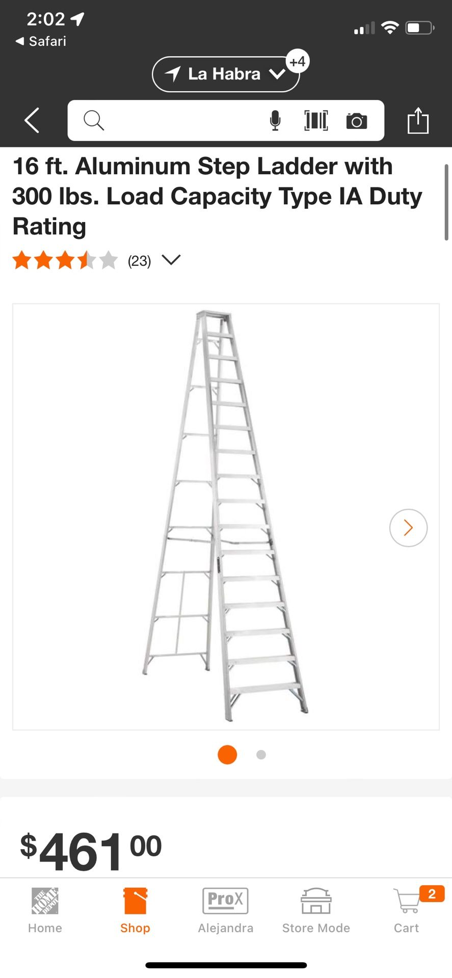 Used 16ft Louisville Ladder
