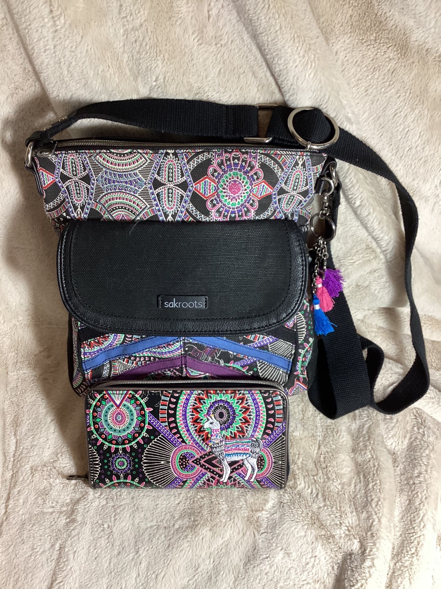 Sakroots Crossbody Bag & Matching Wallet