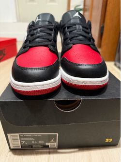 Ds jordan 1 bredtoe size 7y (8womens)