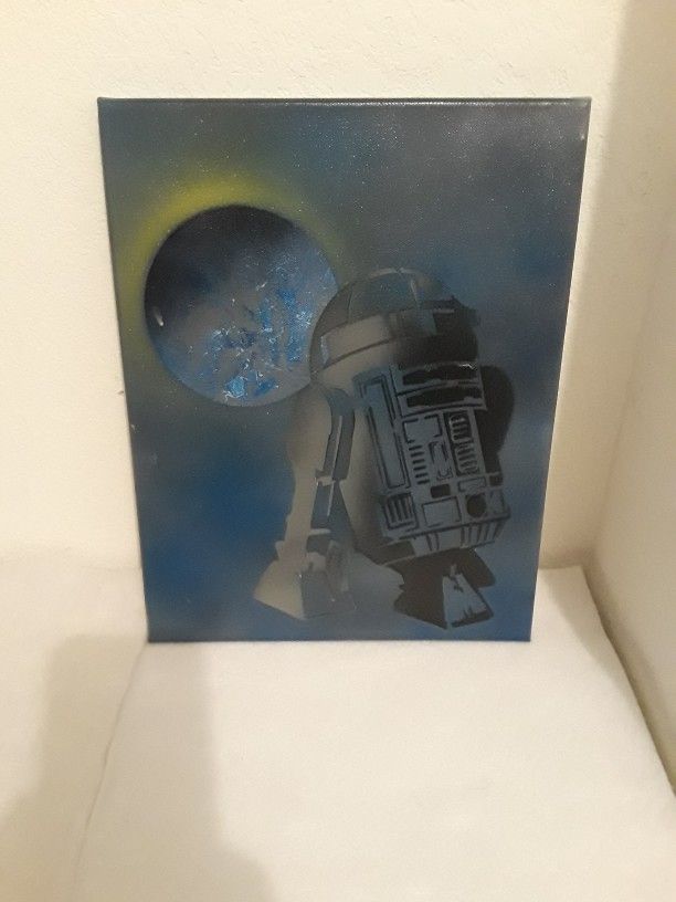Star Wars R2-d2 Canvas Painting
