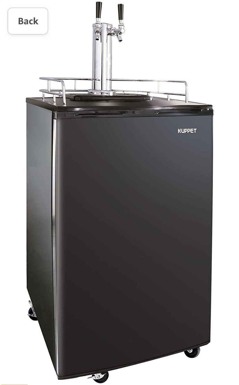 KUPPET Beer Kegerator Full Size Stainless Steel Kegerator, Draft