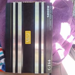 5800 Watt Amp. 