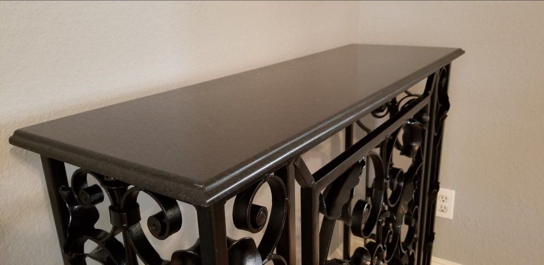 Granite / Iron - Wall Table