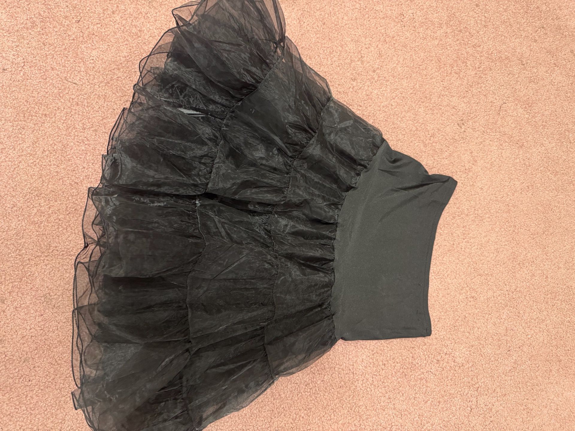 New Medium Black Tutu Skirt Crinoline Costume