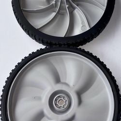 Set of 11” dia wheels for lawn mowers/pressure washers