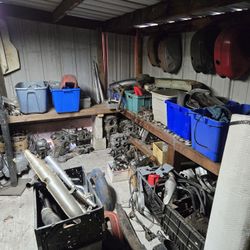 Vintage Bike Week Swap Meet Parts Load