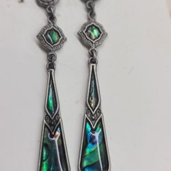 VICTORIAN RARE ABALONE TEAR DROP 
