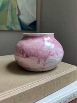 Small Abstract Accent Vase ( firm on price )