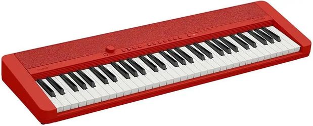 New in Box CASIOTONE CS1 61 Keys RED