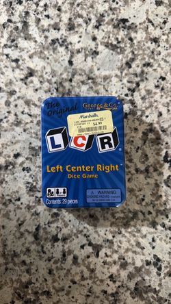 LCR Left Center Right Dice Game