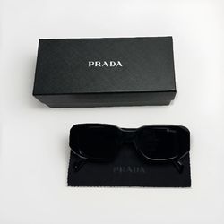 Prada PR 17WS BLACK SUNGLASSES GREY LENSES