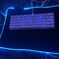 Gaming Led Mouse Pad With Keyboard And Mouse 