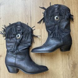 VINTAGE ACME Cowboy Western Boots StageCoach Coachella Nearly new 7 