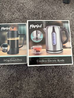 Parini French Press & Electric Kettle Set
