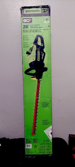 Greenworks  22" Cordless Rotating Handle Hedge Trimmer
 **please see description**
