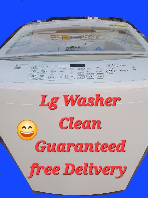 WASHER LG BRAND FREE DELIVERY POSSIBLE 60 DAY GUARANTEE REFURBISHED