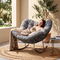 Patio Gray rocking chair for outside Patio Gray rocking chair for outside