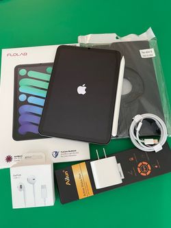Apple Ipad Mini 6th Generation (8.3” Retina/2021) 64GB with stylus pen, case & Accessories (256GB $399)