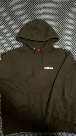 Supreme Black Hoodie Size S