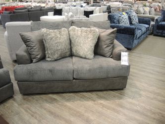 Loveseat - Gray | Small Sofa | Two-Seat Couch