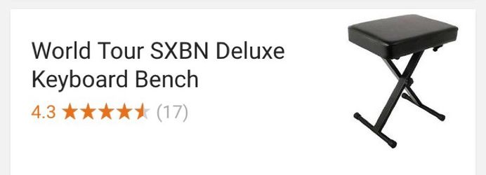 Deluxe key board seat