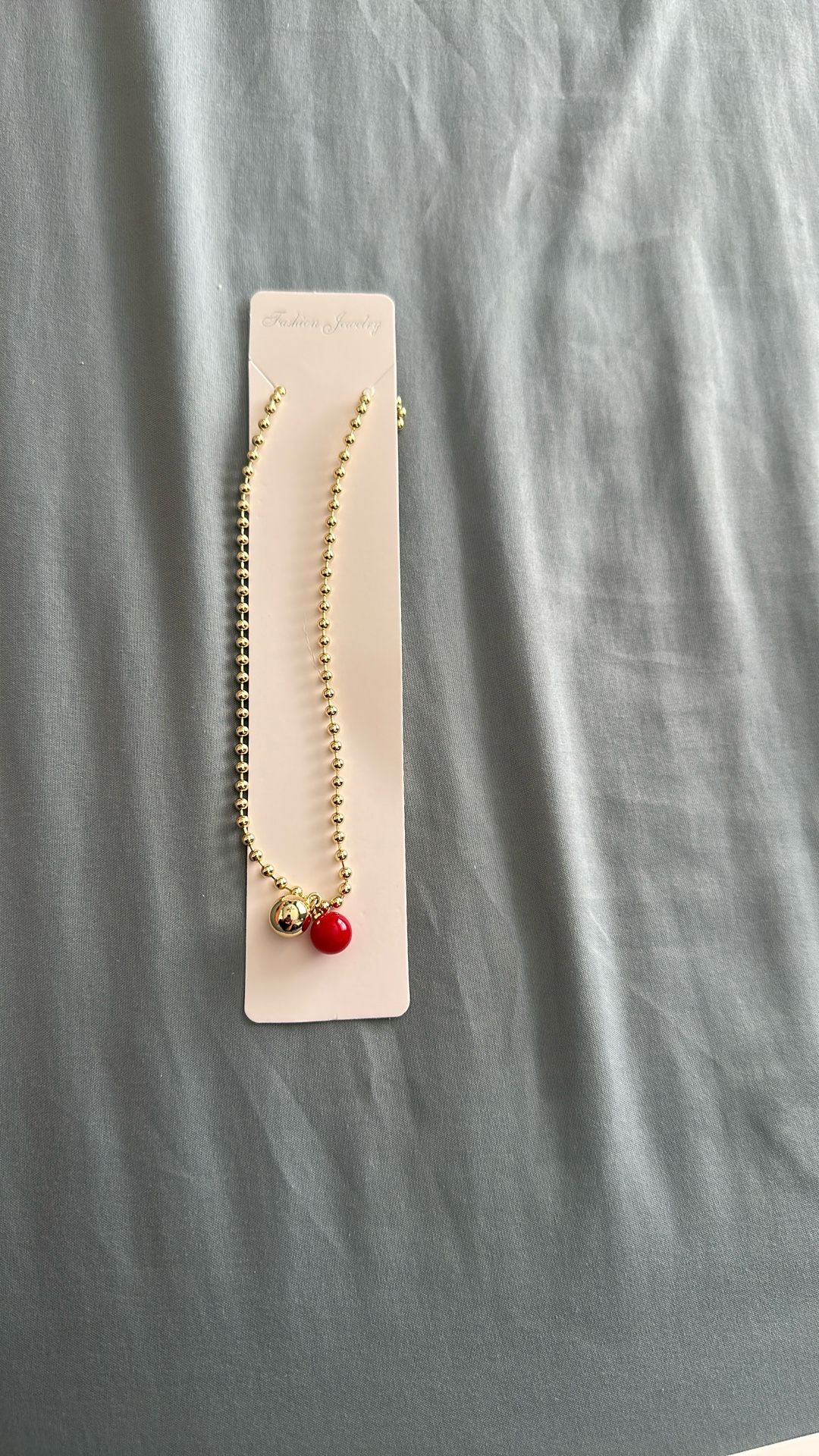 Cadena De Balines Con Dije