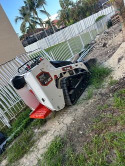36 ins wide mini Bobcat dump trailer