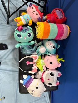 Lot of Gabby Dollhouse Assorted Stuffed Animal Plush Toys
