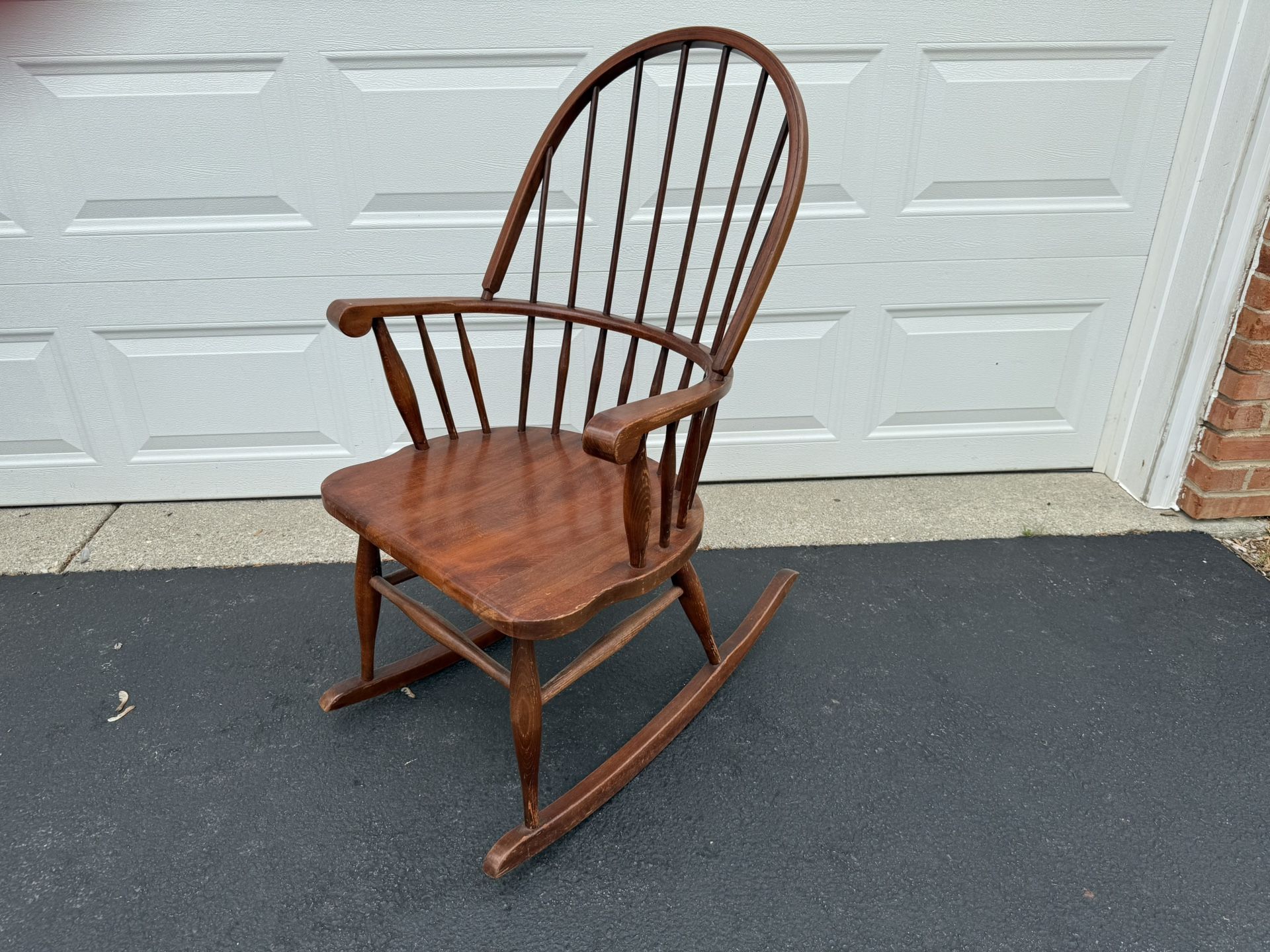 Vintage Windsor Rocking Chair