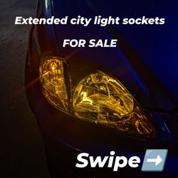Extended City Light Sockets 96-00 JDM Civic Headlights