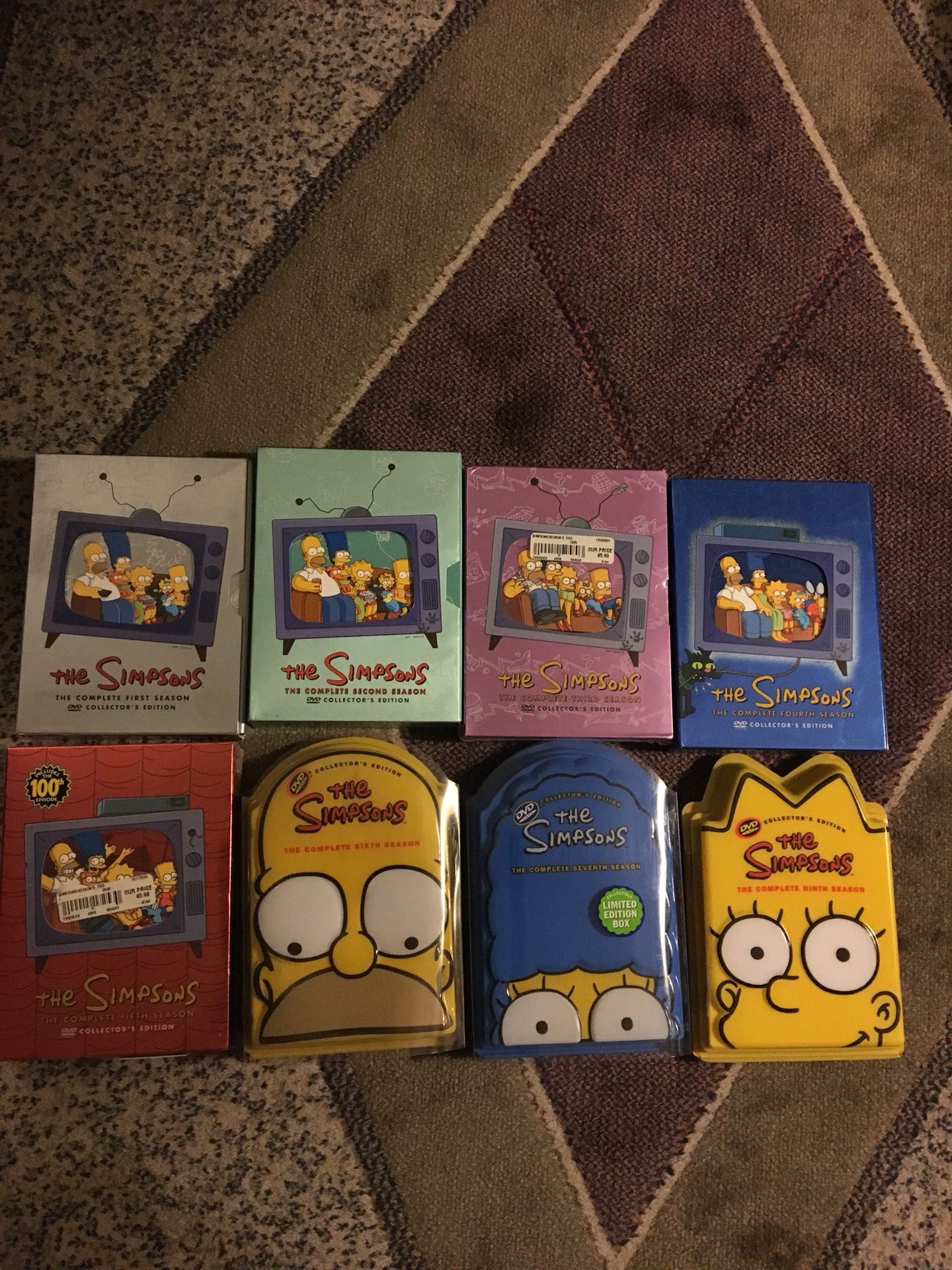 The Simpsons DVD Seasons 1-7 and 9