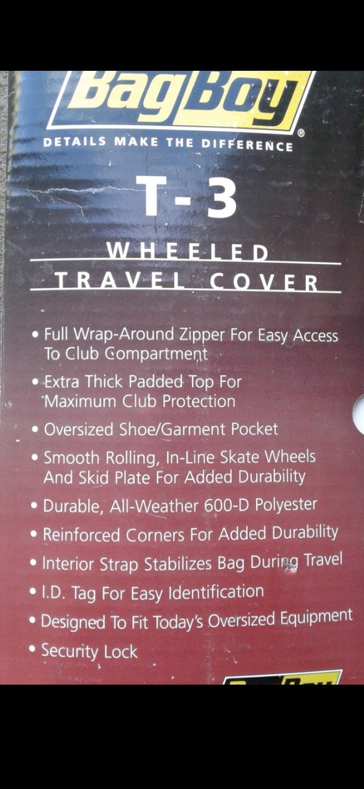 AWESOME DEAL - 3 WHEELED GOLF COVER $ 50.