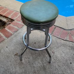 4  Nice Olive Green Bar Stools