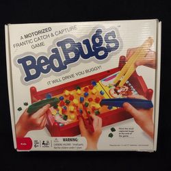 Vintage 1985 "Bed Bugs" Motorized Game (Milton Bradley)