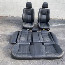 2014 Chrystler 300 S OEM Black Leather Seats Front Rear Seat