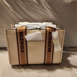 Coach hand bag tote and backpack