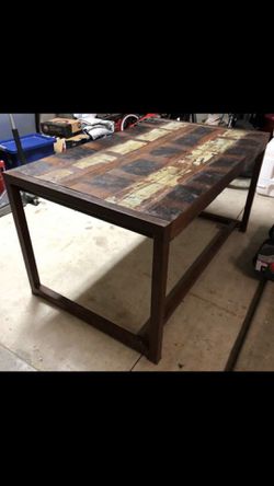 Rustic Wood Table-desk