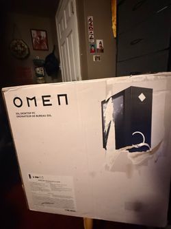 Barely used, with box HP OMEN 30L- Gaming Desktop - AMD Ryzen 5 5600G (3.90 GHz up to 4.40 GHz) - HyperX 16 GB DDR4-3200 Memory - GeForce RTX 3060 12G