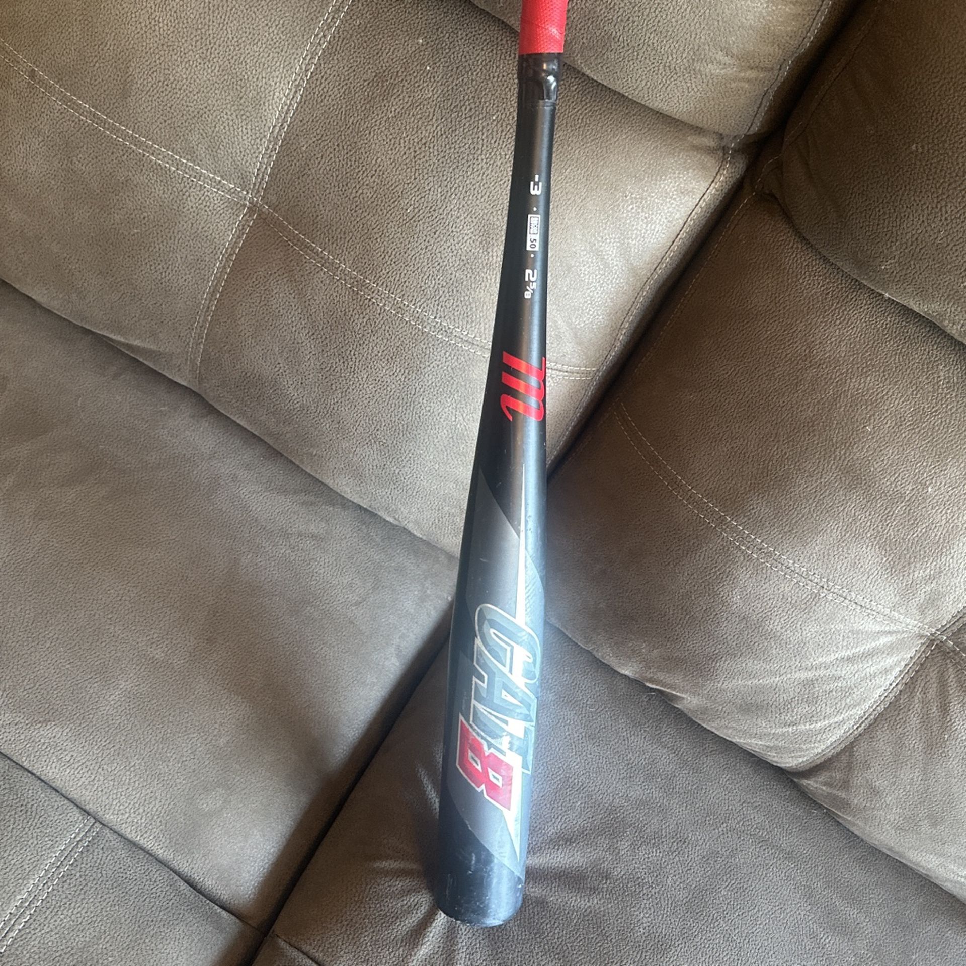 Cat 8 Black Baseball Bat