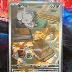 Espurr 95/88 Pokemon Illustration Rare Perfect Order English Mint