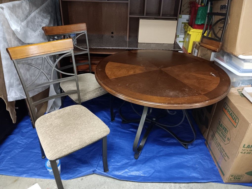 Table And 4 Chairs