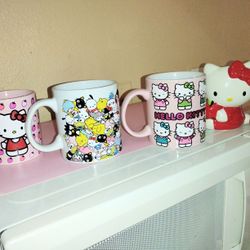 Hello Kitty New Never Used Mugs $5 Each Or Take All Of Them For $20 